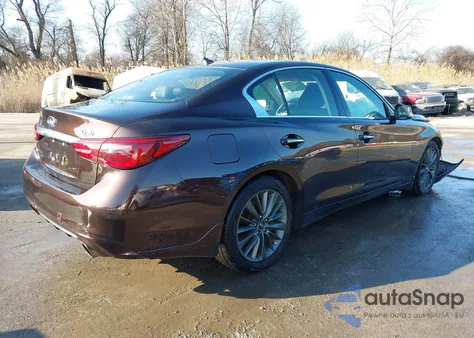 2018 Infiniti Q50 3.0T Luxe from USA, damaged, VIN JN1EV7AR3JM435850